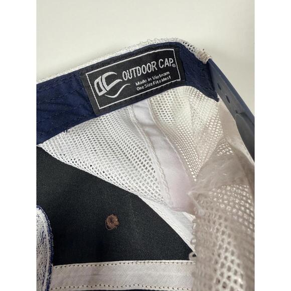 Officially Licensed Ford Brand Outdoor Brown/Blue Snapback Tucker Cap - Picture 9 of 10